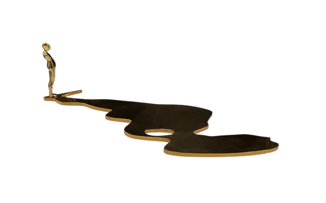 Ernest Trova - Falling Man Series - Gold - Circa 1987 - 3