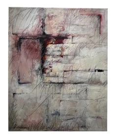 Jeannette Debonne - Untitled - Oil, graphite and charcoal on canvas