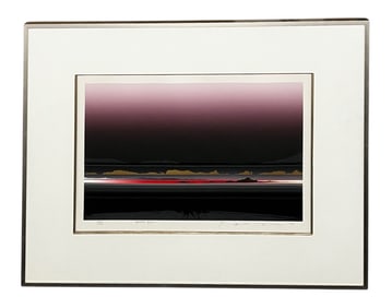 Tetsuro Sawada, After Glow, Serigraph, Signed, Numbered 28/120 & Dated '87