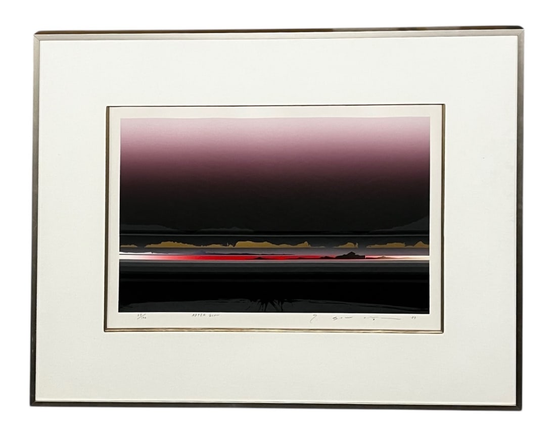 Tetsuro Sawada, After Glow, Serigraph, Signed, Numbered 28/120 & Dated '87 (1 of 4)