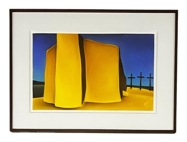 Margaret Nes, Pastel on Paper, Signed