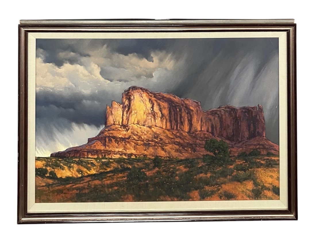 Robert Leroy Knudson, Pastel on Paper, Signed (1 of 3)