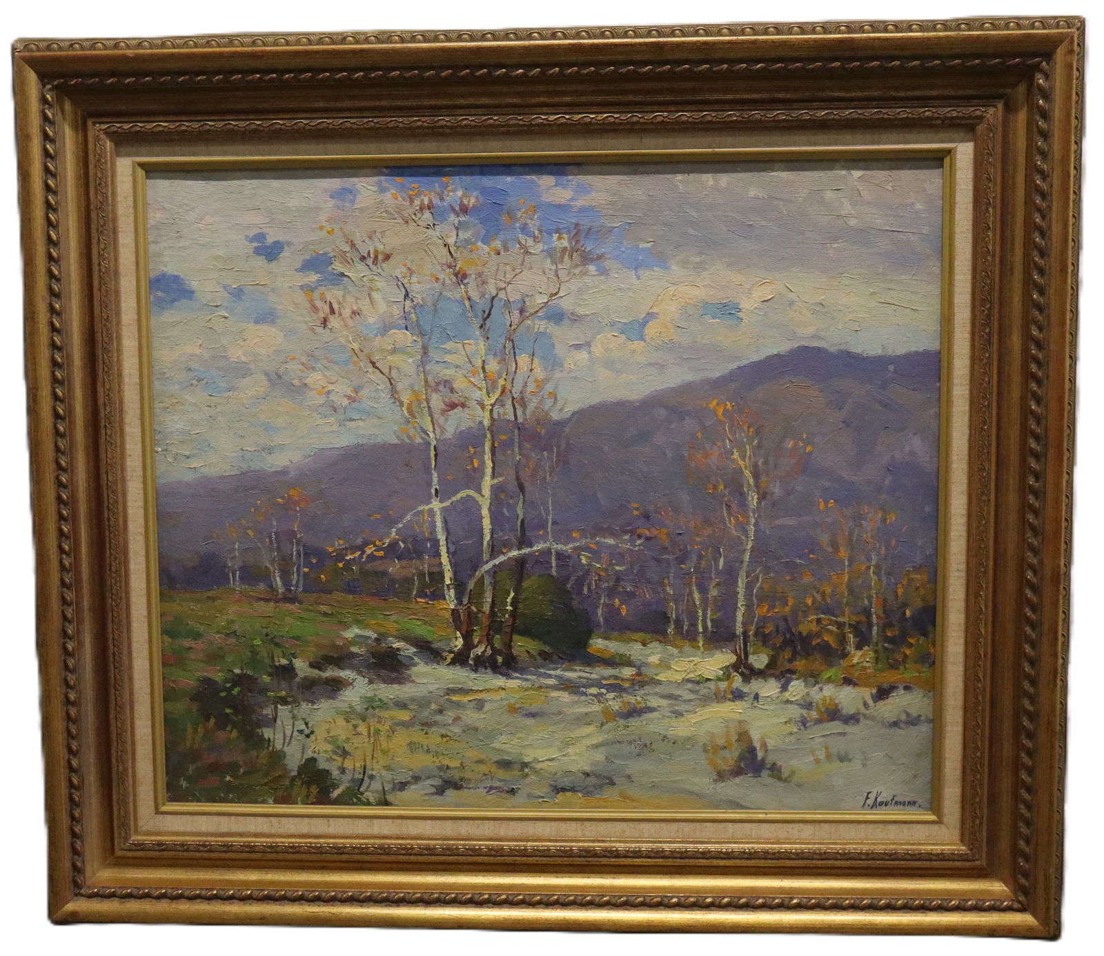 Ferdinand  Kaufmann - Dry Creek Southern California - Oil on Canvas (1 of 5)