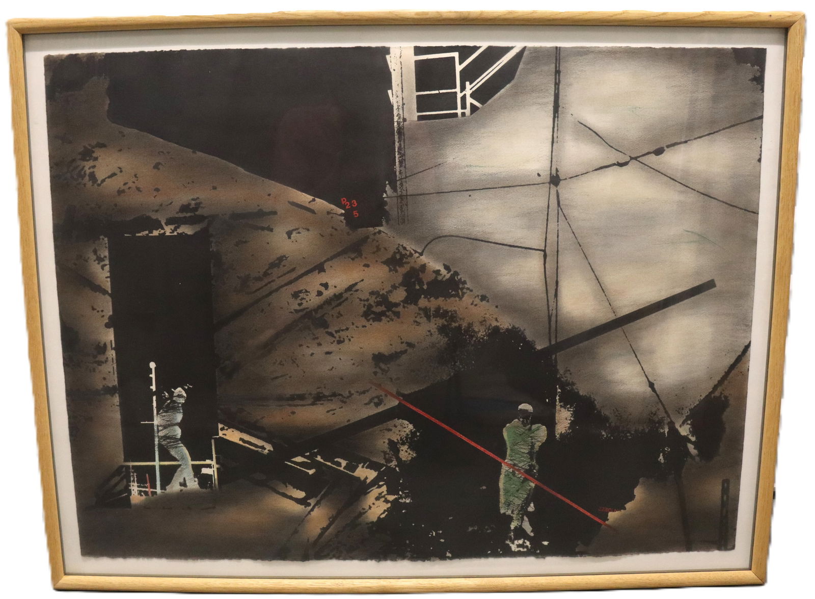 Judy Chan - Time Series #3 -  Photolithograph & Pastel - 1986 (1 of 3)