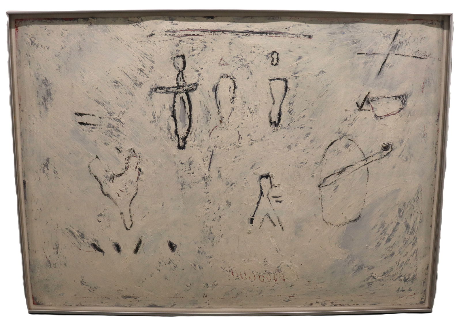 Marc Perlman, Abstract Mixed Media, Signed and Dated '86 (1 of 3)