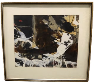 Myrtle Cohen, Untitled, Mixed Media on Paper, Signed and Dated '77