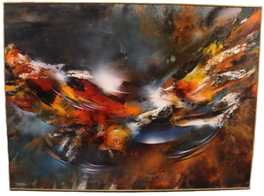 Leonardo Nierman - Genesis - Oil Painting