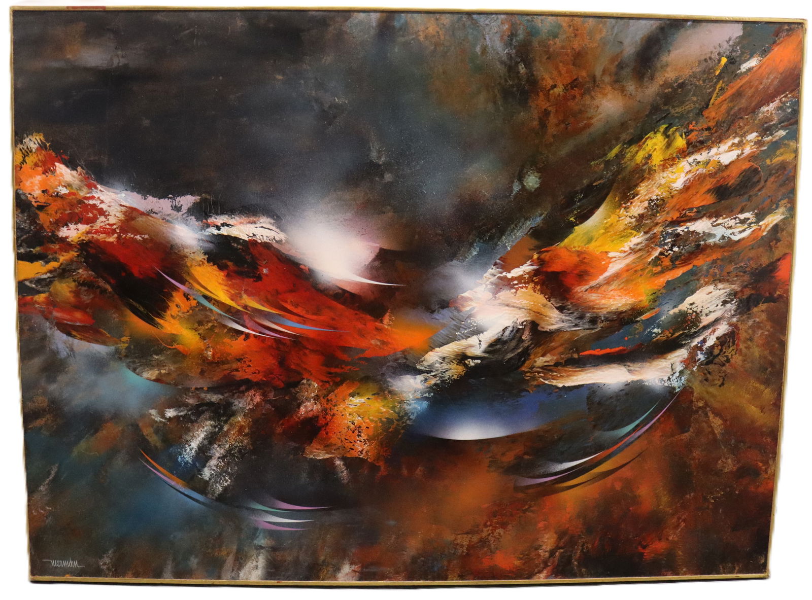 Leonardo Nierman - Genesis - Oil Painting (1 of 3)