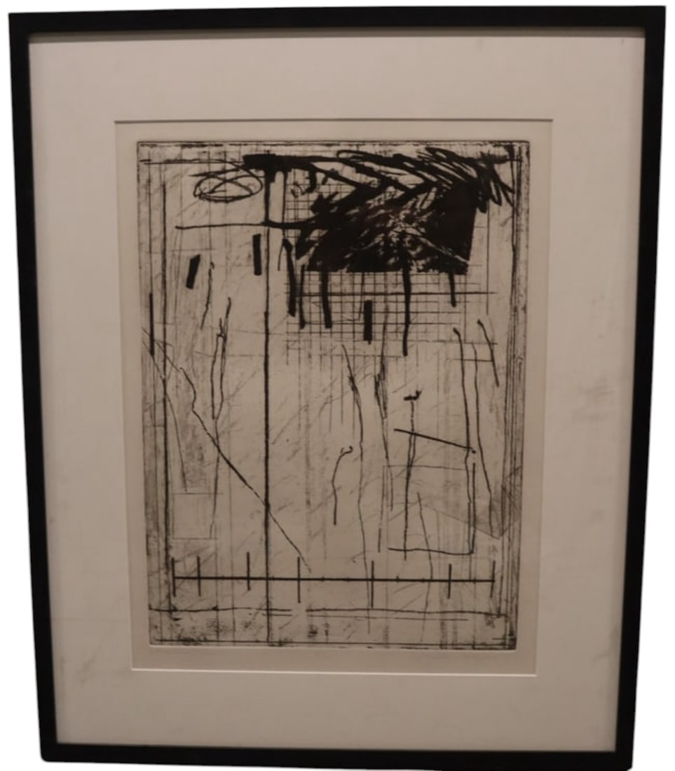 Judith Palmer, Fugue – Nine, Woodblock Print, Titled, Signed and Numbered 2/20 (1 of 4)