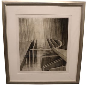 Evan Summer, Storm, Etching, Titled, Signed and Numbered 3/50