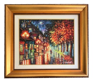Daniel Wall, Just a Reflection, Giclee on Canvas, Signed, Numbered 32/130, COA Included