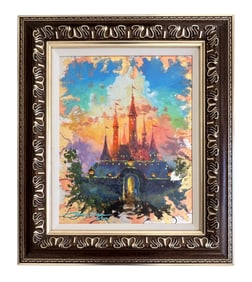 James Coleman "Magic Castle" 2021 Signed Mixed Media w/COA