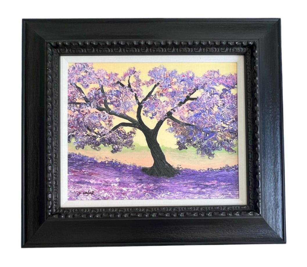 David Najar "Bright Beginning" 2017 Signed Giclee with Hand-Embellishment, COA/Appraisal (1 of 7)