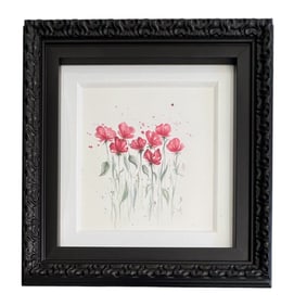 Alexa Jacobs-Perce "Finding Sunshine" 2023 Signed Watercolor on Paper, COA