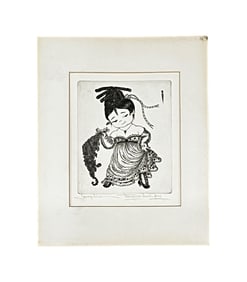 Josephine by Margaret Ann Guag - Lithograph, 1984, Signed