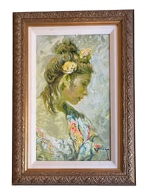 Royo, Claveles II, Serigraph, Signed & Numbered 57/195