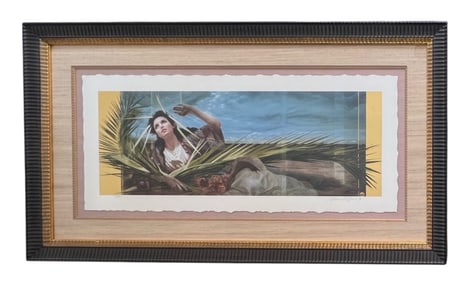 Manuel Nunez, Deliverance, Giclée with Gold Leaf, Signed, Numbered 20/75 & Dated '96