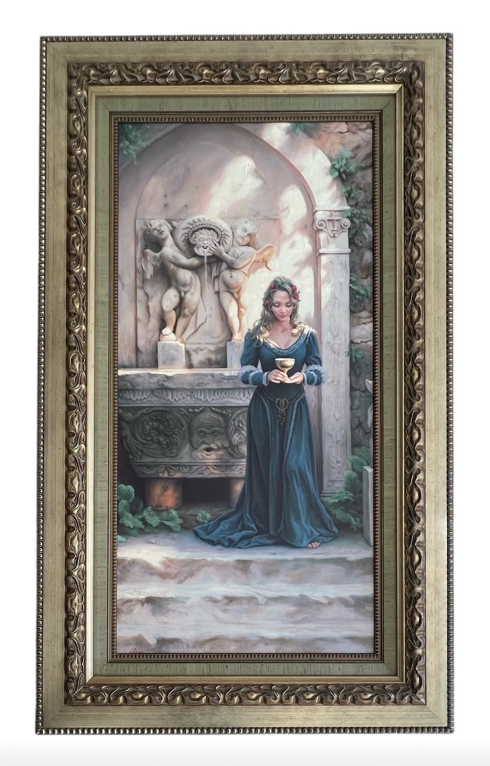 Arian, Invitation to Rapture, Oil-Embellished Canvas Giclée, Signed/Numbered, 1999, COA Included (1 of 5)