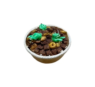 David James Gilhooly Ceramic Frog Bowl