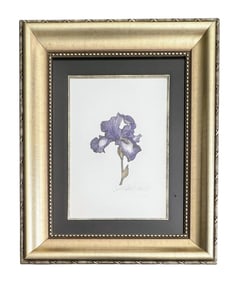 Scott Jacobs "Iris Study (Purple) LXXXI" 2022 Signed Hand-Painted Giclee with COA