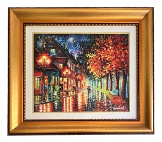 Daniel Wall, Just a Reflection, Giclee on Canvas, Signed, Numbered 32/130, COA Included