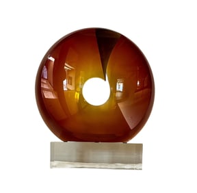 Petr Hora, Art Glass Sculpture, Titled “Callista”
