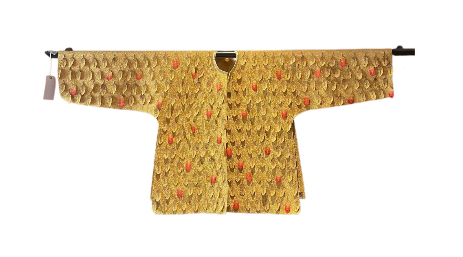 Jon Eric Riis, Armor Coast With Red Accents, Original Hand-woven Metallic Thread Textile Jacket (1 of 5)