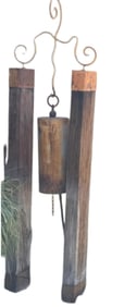 Meditation Gong with Stiles and Strap-Work