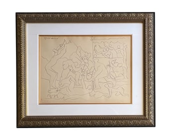 Pablo Picasso, Jeu De La Corrida, 1957, Signed Lithograph, With COA