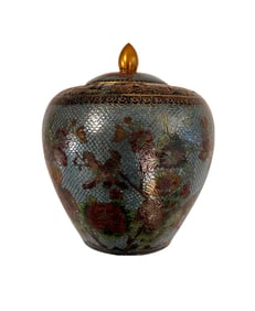 Cloisonne and Enamel Vase