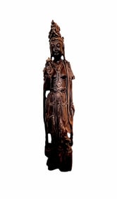 Austin Sculpture, Guan Yin, 1985, Bronze