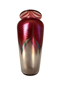 Stuart Abelman, Signed, Art Glass Vase