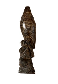 Eagle, Carved Stone, 12" Tall