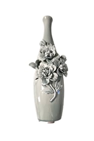 Glass Vase with Flowers