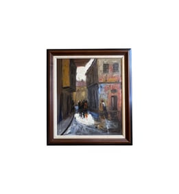 Signed, Oil on Canvas