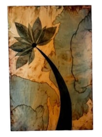 D. Harvie, Flower & Stem, 2008, Signed, Oil on Canvas