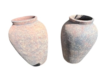 Terracotta Pots, Pair