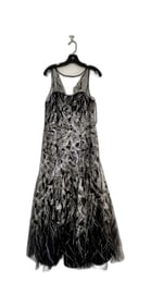 Carolina Herrera, Sleeveless Ballgown with Metallic Accents, New York