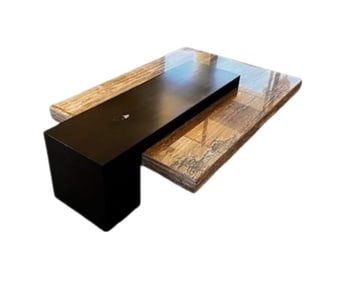 Helen Marble Coffee Table, Italian, Modernist, by Stone International