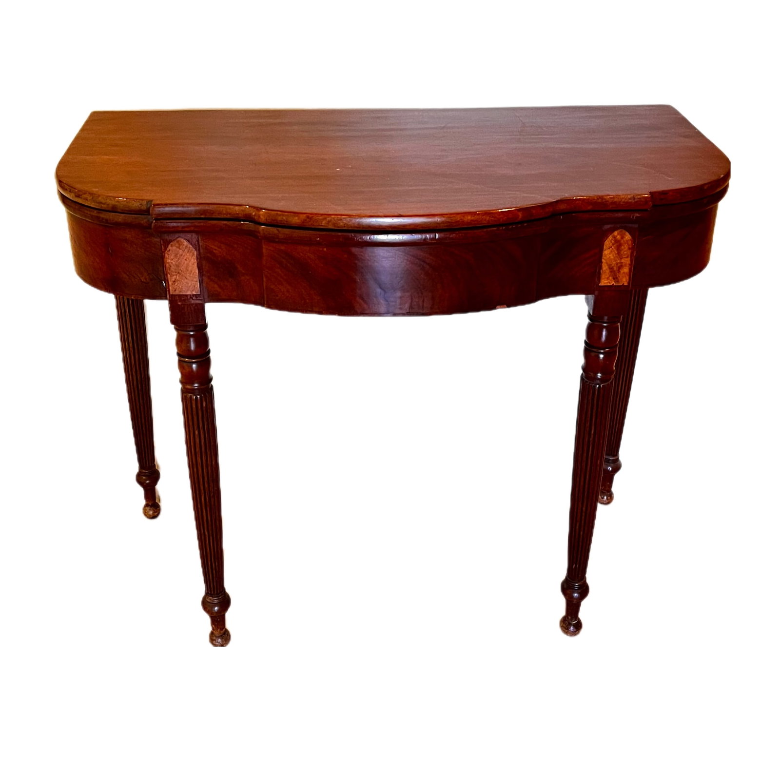 Bean's Newark, Expandable American Console Table, Antique: Item: Expandable American Console Table, Antique, Marked "Beans Newark" Dimensions: