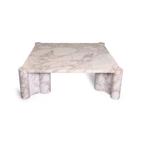 GAE AULENTI JUMBO TABLE IN ARABASCATO MARBLE