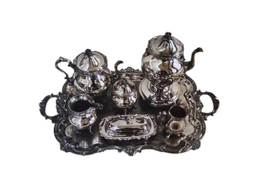 Goldfeder Silverware Company 8 Piece Silver Breakfast Set