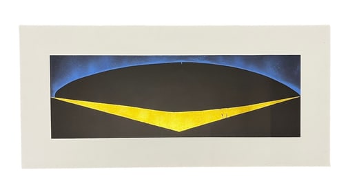 Lita Albuquerque - Eclipse - Cirrus Editions - Lithograph and Gold Leaf - 1992