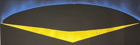 Lita Albuquerque - Eclipse - Cirrus Editions - Lithograph and Gold Leaf - 1992