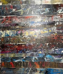 Ron Morris - Cloud Burst - Oil on Canvas