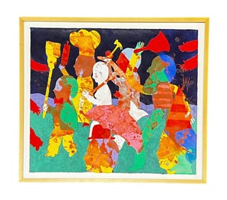 Deloss McGraw - The Hunting of the Snark Theme - Gouache on Paper