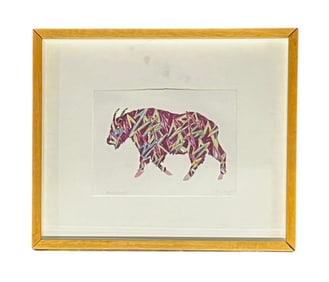 Joe Fay - Billy Goat - Prismacolor on Paper