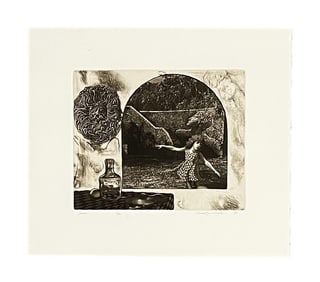 David Bumbeck - Dance - Etching - 1989