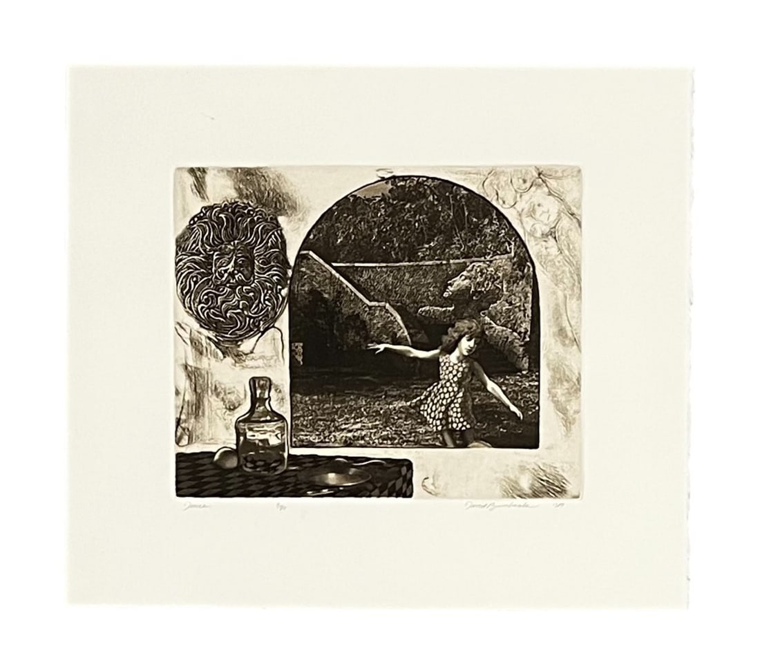 David Bumbeck - Dance - Etching - 1989: Artist: David Bumbeck Title: Dance Year: 1989 Edition: 2/80 Medium: Etching Dimensions: Artwork - 9 x 11 in, Overall Dimensions- 14 x 16 in Description: David Bumbeck is an American artist known for h