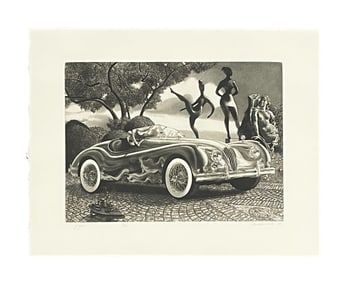 David Bumbeck - Jaguar - Etching - 1988